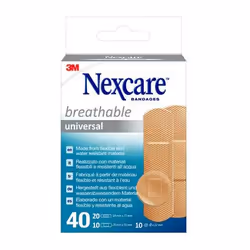 Nexcare 7100226981, 40 pièce(s), Assortie, Teint