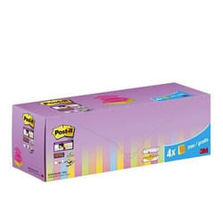 3M Super Sticky Z-Notes Post-it Carré Jaune 90 feuilles Auto-adhésif