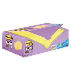 Post-It 3M Super Sticky gelb Carré Jaune 100 feuilles Auto-adhésif