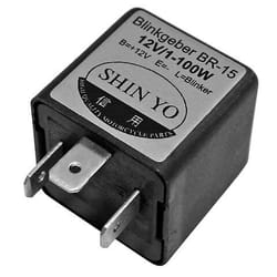 SHIN YO Flasher relais SY-02, 3-pole, 12 VDC, 1-100 Watt