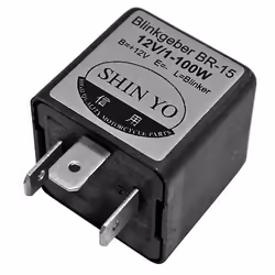 SHIN YO Flasher relais SY-02, 3-pole, 12 VDC, 1-100 Watt