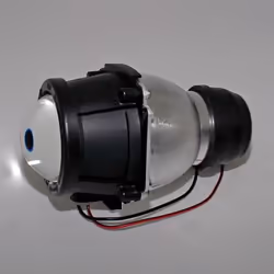 SHIN YO Ellipsoid phare trempé faisceau, JUTE, H3, 55 Watt, avec lumière de stationnement, noir