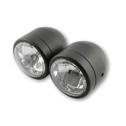 SHIN YO Headlight set, noir, conduite et poutre basse