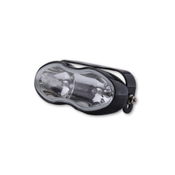 SHIN YO Haute poutre et lampe de brouillard avant, noir, verre clair, 2x H3 55W