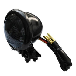 SHIN YO LED feu arrière BATES STYLE, boîtier noir, verre teinté