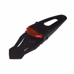SHIN YO LED feu arrière, verre rouge, avec plastique arrière universel en noir