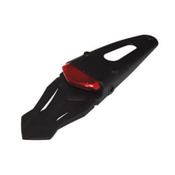 SHIN YO LED feu arrière, verre rouge, avec plastique arrière universel en noir