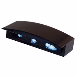 SHIN YO MICRO LED lampe de plaque d’immatriculation avec boîtier en aluminium, noir