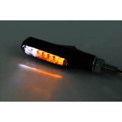 SHIN YO SHORTY FIN LED turn signal/position light, noir