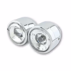 SHIN YO LED phare TWIN, chrome, montage latéral, argent