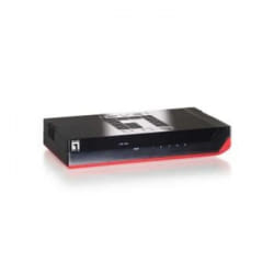 LevelOne GSW-0507 Non-géré Gigabit Ethernet (10/100/1000) Noir, Rouge
