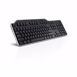 DELL KB522, Taille réelle (100 %), Avec fil, USB, Clavier à membrane, QWERTZ, Noir