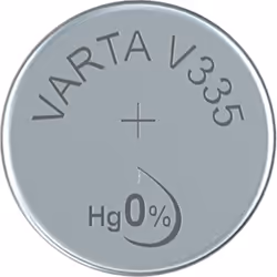 Varta V335, Batterie à usage unique, Argent-Oxide (S), 1,55 V, 1 pièce(s), 6 mAh, 1,3 mm
