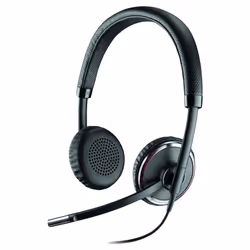 POLY Blackwire C520, Avec fil, Appels/Musique, Casque, Noir