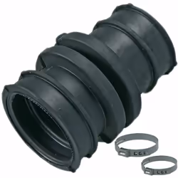 Durite sortie pompe de cyclage + colliers d'origine pour lave-vaisselle WHIRLPOOL, BAUKNECHT, IGNIS, LADEN, IKEA WHIRLPOOL, K ...
