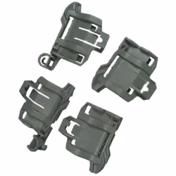 Jeu de 4 attaches pour fixation de panier pour Lave-vaisselle BOSCH, SIEMENS, NEFF, GAGGENAU, CONSTRUCTA, ATAG, BLAUPUNKT, JU ...