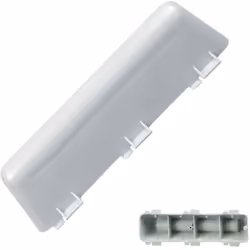Aube de tambour lestée pour lave-linge WHIRLPOOL, BAUKNECHT, LADEN, IGNIS Longueur : 21,20cm Comporte 6 clipsATTENTION a bien ...