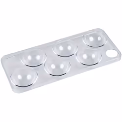 Casier à œufs pour Réfrigérateur WHIRLPOOL 481010470963. Couleur de la pièce : Transparent, Dimensions : 195 x 85 x 20 mm , M ...
