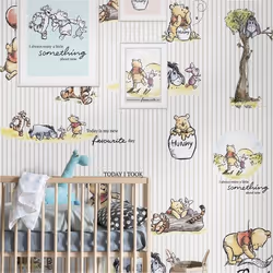 Papier peint - Disney - Winnie lOurson - Intissé - 200 cm - Motif enfant - H 280 cm