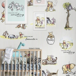 Papier peint - Disney - Winnie lOurson - Intissé - 200 cm - Motif enfant - H 280 cm