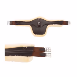 Sangle pour cheval avec cuir d'agneau Kavalkade Excellence