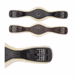 Sangle pour cheval courte fausse fourrure avec élastique Kavalkade Foster Comfort