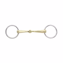 Mors 2 anneaux pour cheval brisure simple Kavalkade KavalBit - 12 mm