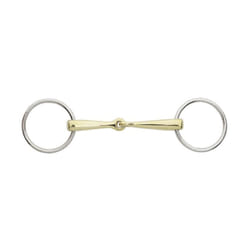 Mors 2 anneaux pour cheval brisure simple Kavalkade KavalBit - 12 mm