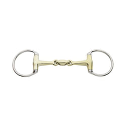 Mors olive pour cheval à double brisure Kavalkade KavalBit 12 mm