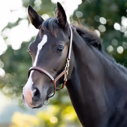 Licol pour poulain en cuir Kavalkade Yearling