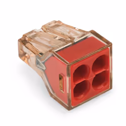 Wago 773-604, Rouge, 32 A, 400 V, 9,2 mm, 13,1 mm