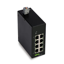 Wago 852-1112 commutateur réseau Gigabit Ethernet (10/100/1000) Noir