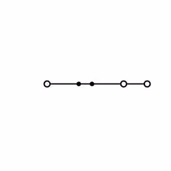 Wago 2202-1301 bornier 3 Gris