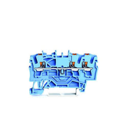 Wago 2202-1304 bornier 3 Bleu