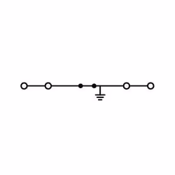 Wago 2202-1407 bornier 4 Vert, Jaune