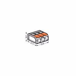 Wago 221-613 Connecteur électrique complet 41 A - Vue supplémentaire 7