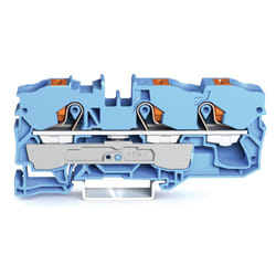 Wago 2210-1304 bornier 3 Bleu