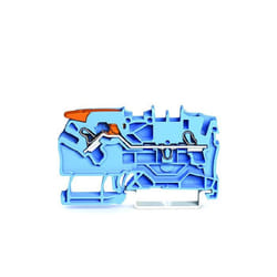 Wago 2102-1204 bornier 2 Bleu