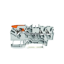 Wago 2102-1301 bornier 3 Gris