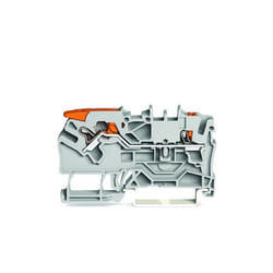 Wago 2102-5201 bornier 2 Gris