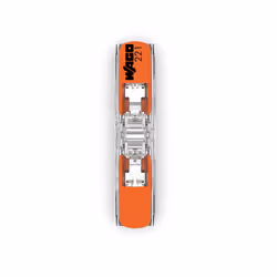 Wago 221-2411 connecteur de fils Orange, Transparent