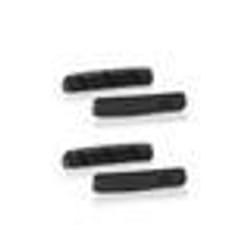 Gomme de patins de frein XLC BS-X15 Road pour Shimano en aluminium (4 unités) - Vélo sur route - Noir