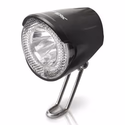 Éclairage vélo led avec support interrupteur XLC CL-D02 20 Lux Nirosta