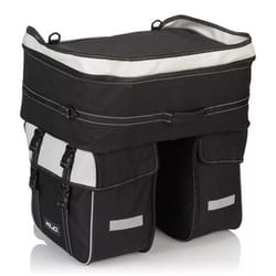 XLC BA-S68 Cadre Sacoche pour bicyclette 58 L Polyester Anthracite, Noir, Blanc