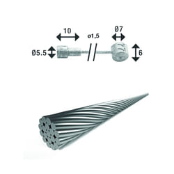 Câble de frein à double raccord XLC BR-X86