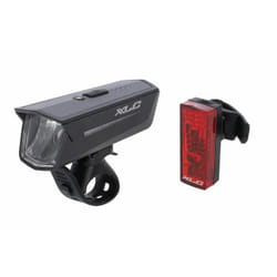 XLC 2500218965 torche et lampe de poche Noir, Rouge Feu clignotant pour vélo LED