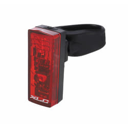 XLC 2500218911 torche et lampe de poche Noir, Rouge Feu clignotant pour vélo LED