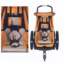 Siège enfant harnais remorque mono XLC