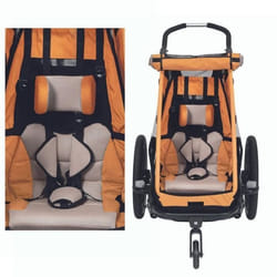 Siège enfant harnais remorque mono XLC