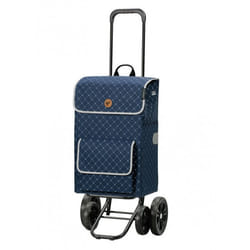Chariot de courses collection Quatro shopper design Tamo - 51L - Bleu
